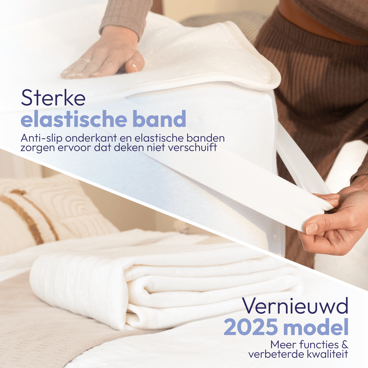 Elektrische onderdeken met voorverwarmfunctie – 190x80 cm