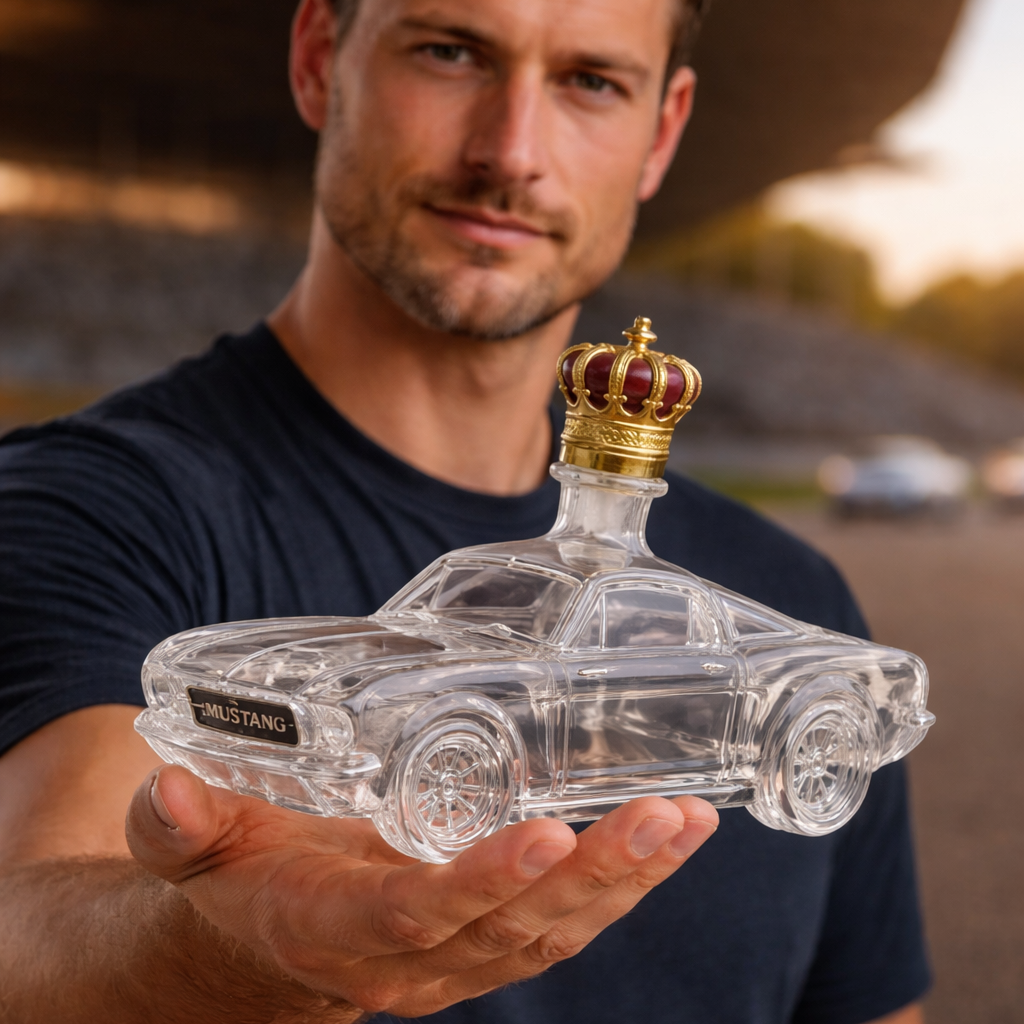 Mustang Whiskey Decanteerder | Mustang Design | Handgemaakt Glas