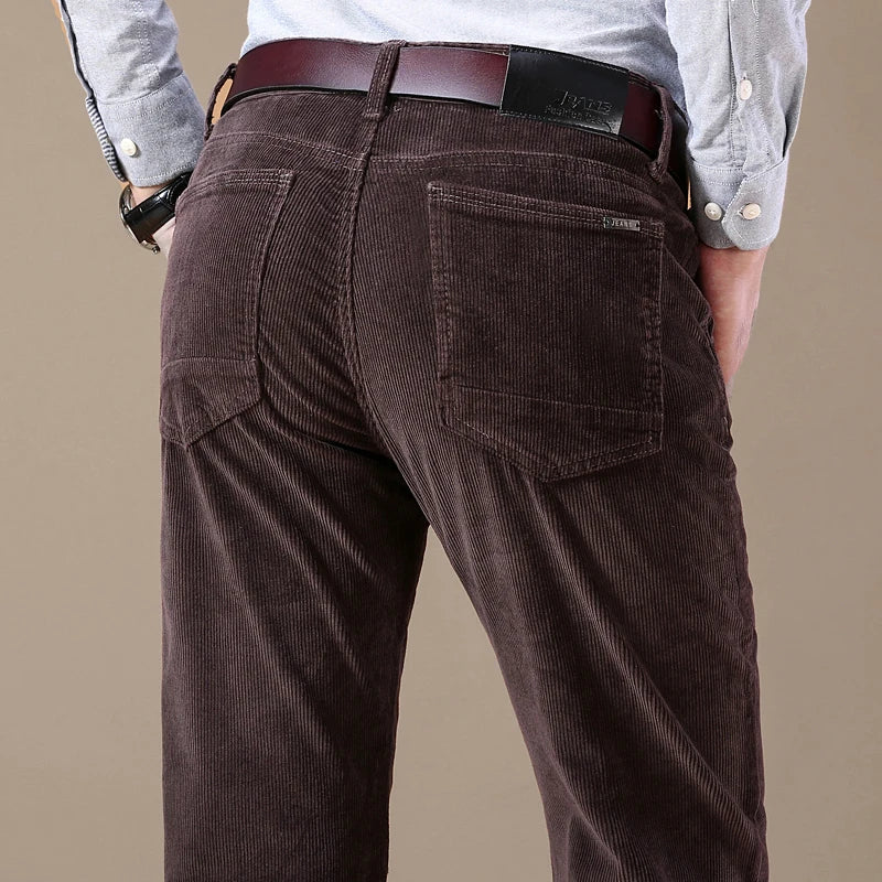 RibFlex Corduroy Broek voor Heren – Comfortabele Stretch & Tijdloos Design