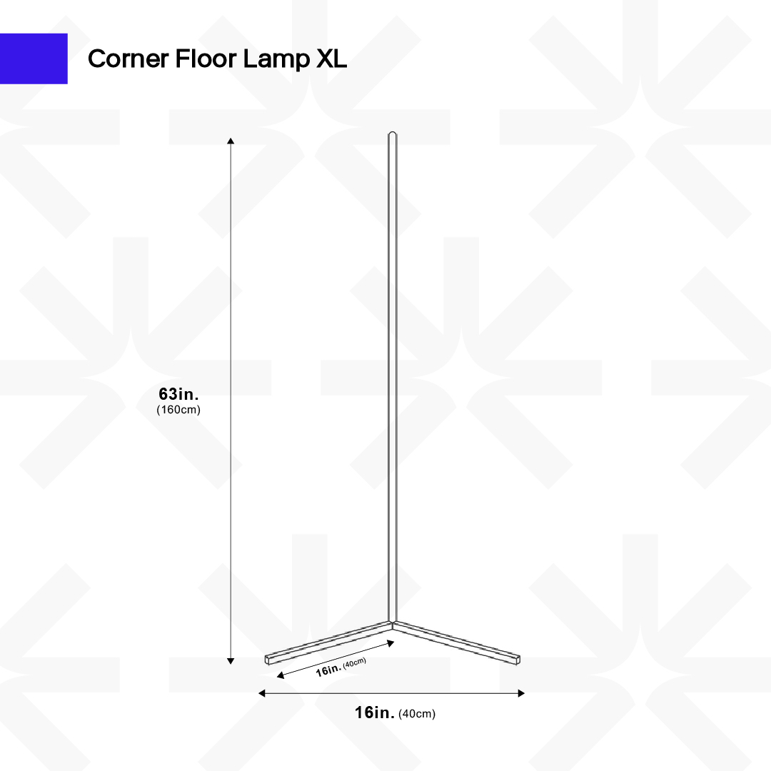 Hoek Vloerlamp XL