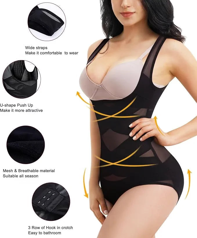 Naadloze Shapewear Body Licht Voor Onder Kleding en Dagelijks Gebruik