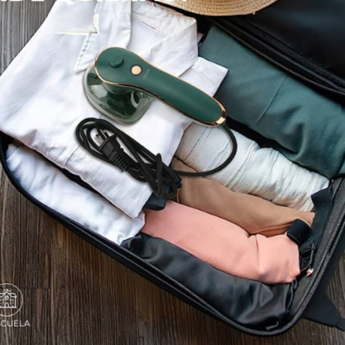 LuxeSteam Mini Stoomstrijkijzer | Draagbaar strijkijzer ideaal voor reizen en snelle verwijdering van kreukels