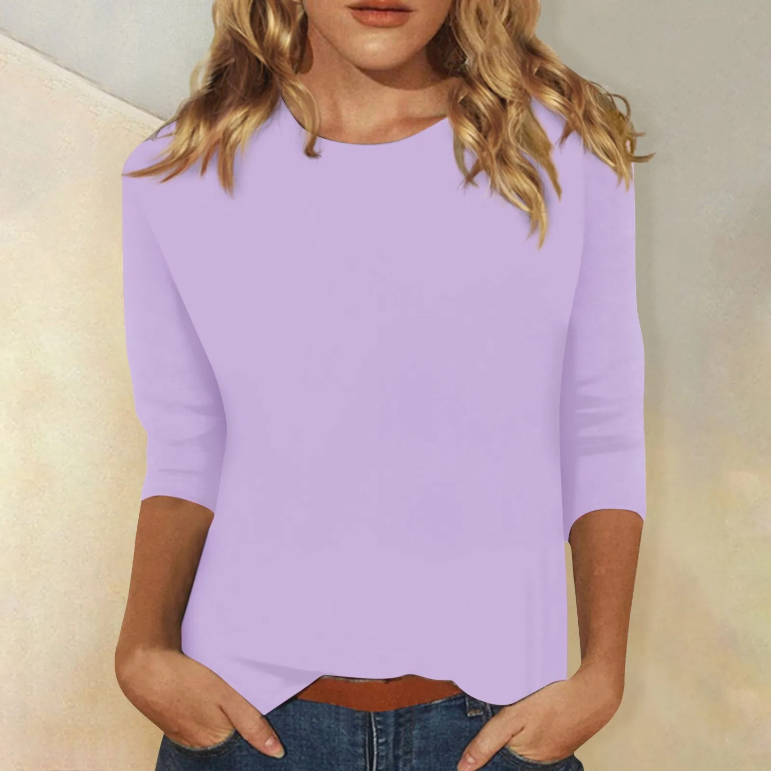 T-shirt Met Lange Mouwen En Ronde Hals Voor Dames | Ideaal Voor Alle Seizoenen