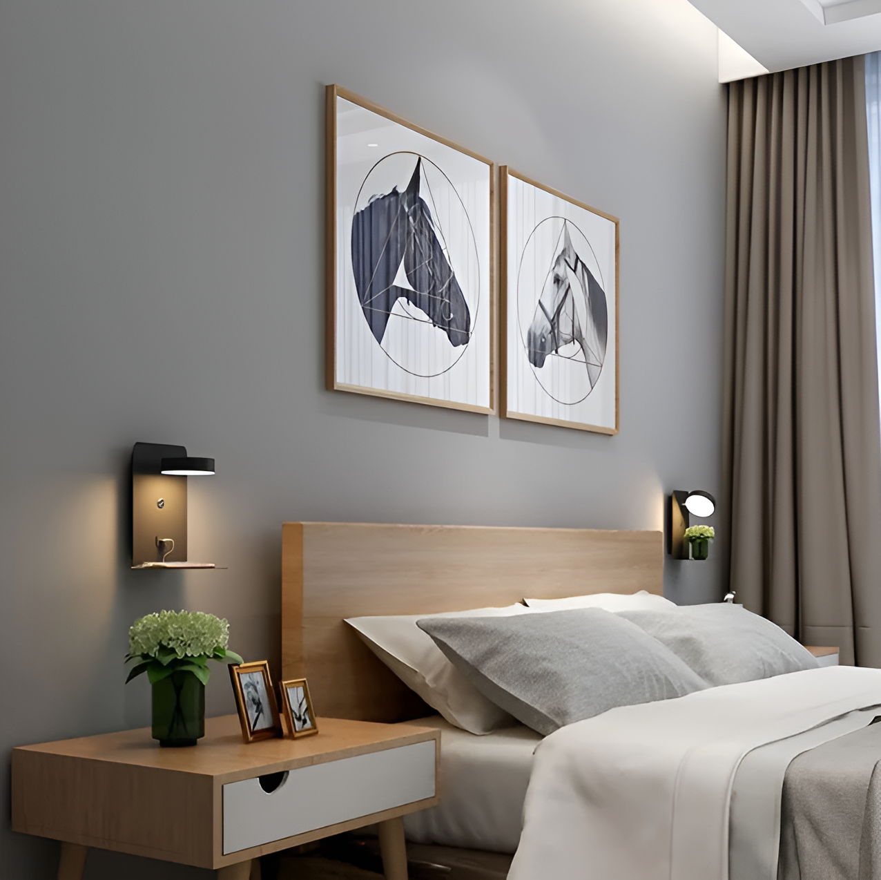 DazzleShelf Minimalistisch Oplaadbaar USB-nachtlampje