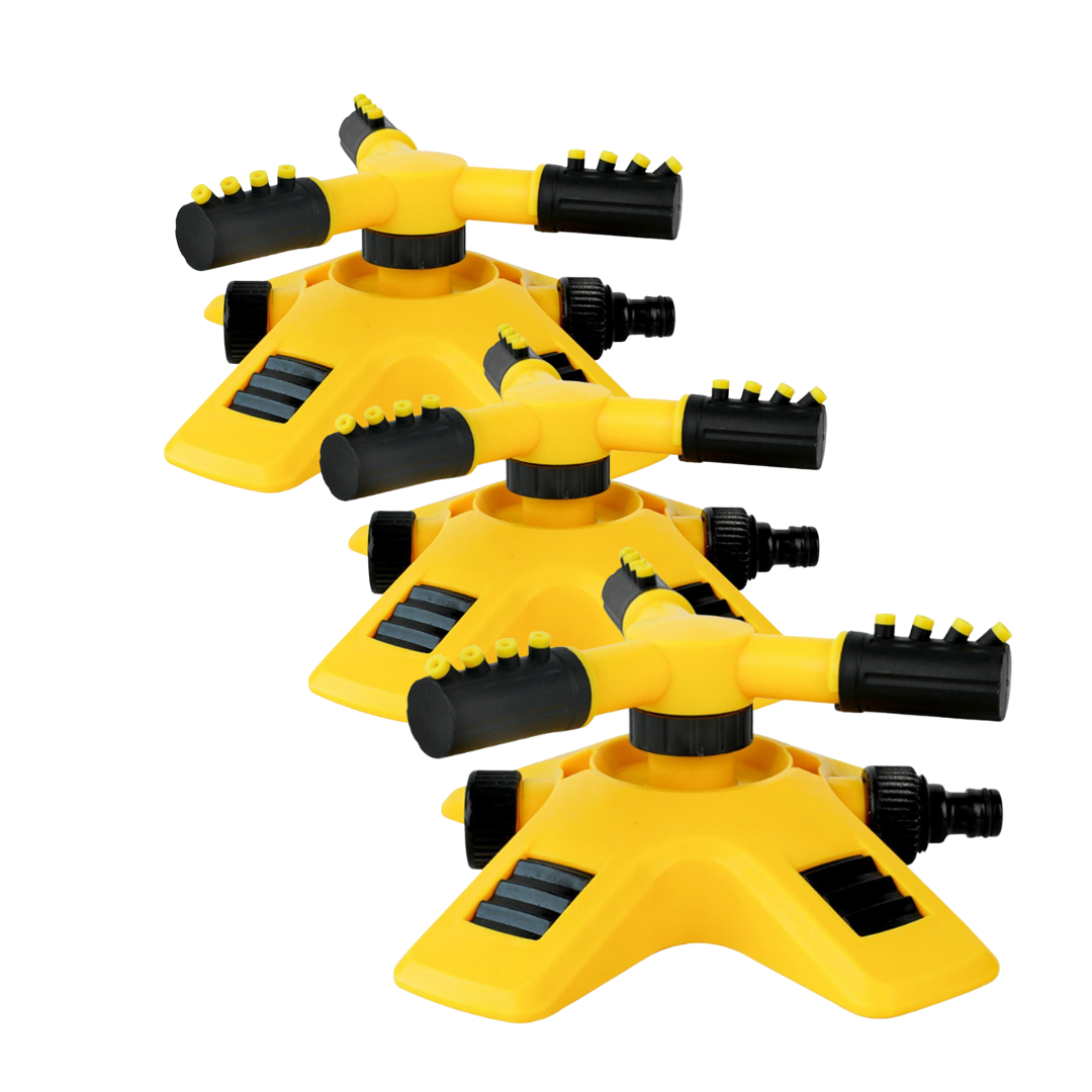 AquaLux 360º Sprinkler Systeem | Automatische irrigatieoplossing met een versterkte 15M slang voor optimale tuinverzorging