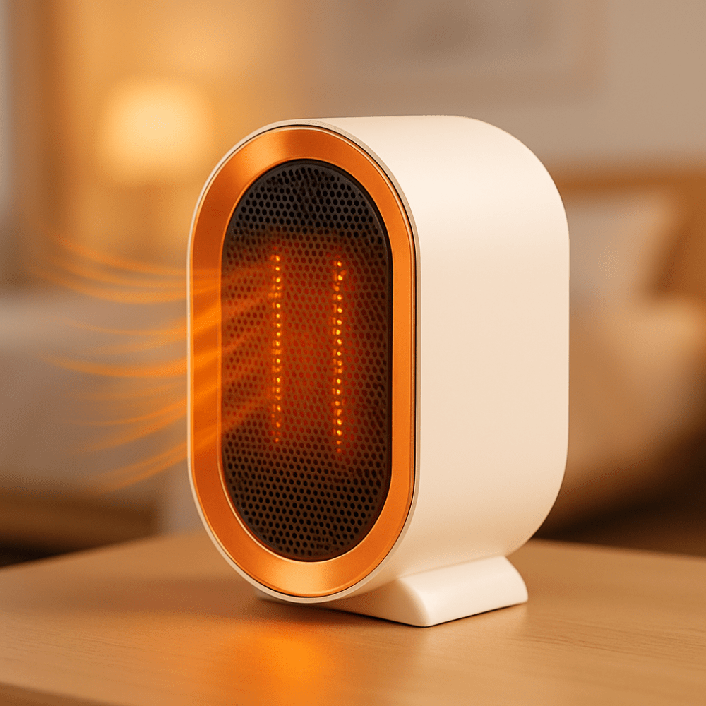 HeatMate draagbare keramische verwarming – energiezuinige ruimteverwarming met stille werking