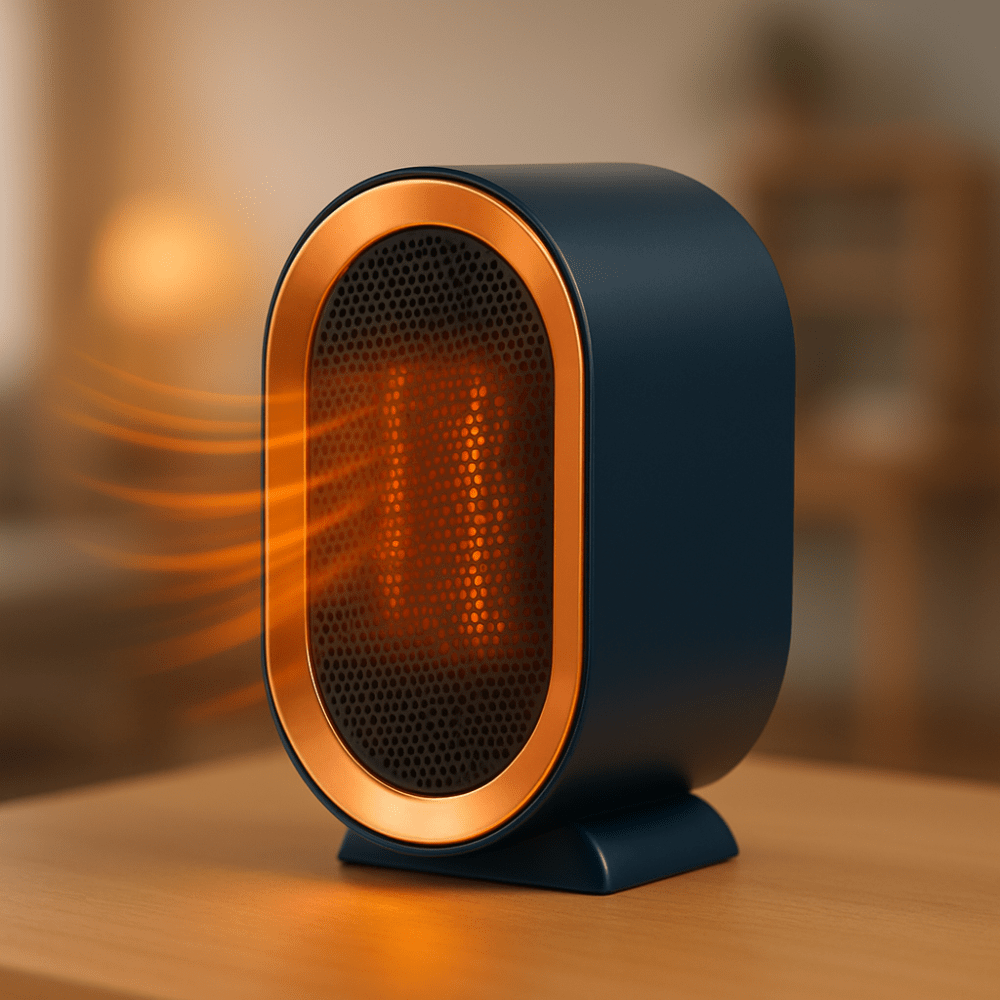 HeatMate draagbare keramische verwarming – energiezuinige ruimteverwarming met stille werking