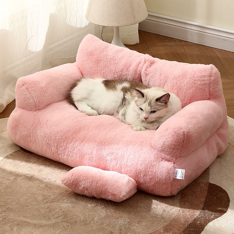 Pluche Fleece Honden Sofa Bed voor Ultiem Comfort – Ruimtelijke en Machinewasbare Kat Sofa