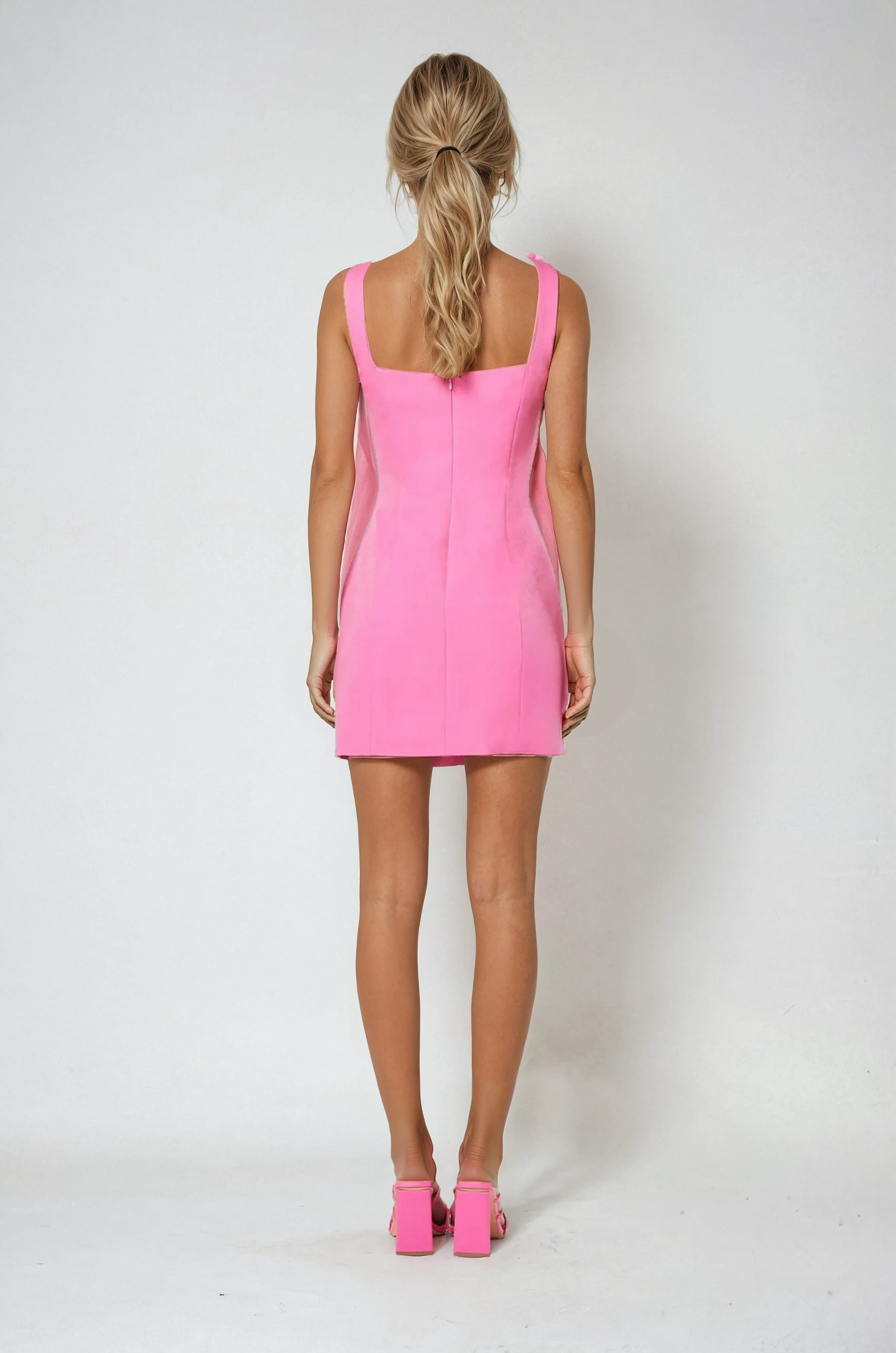 BlossomCharm Zomer Mini-jurk | Elegante Bloemapplicatie voor een Casual Look