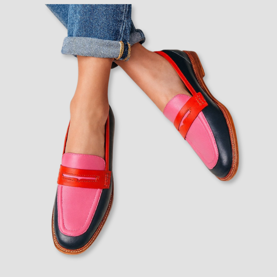 Multikleurige Mocassins Met Platte Zool Voor Vrouwen | Ideaal Voor Dagelijks Gebruik En Vakanties