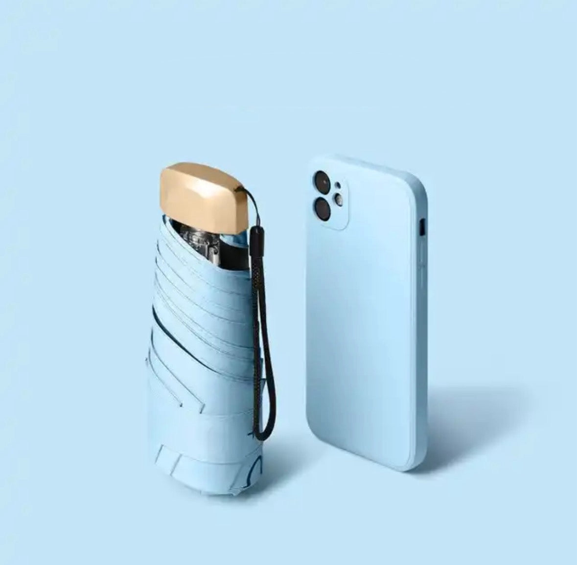 Compacter Mini-Paraplu – Draagbare regen- en zonbescherming voor onderweg