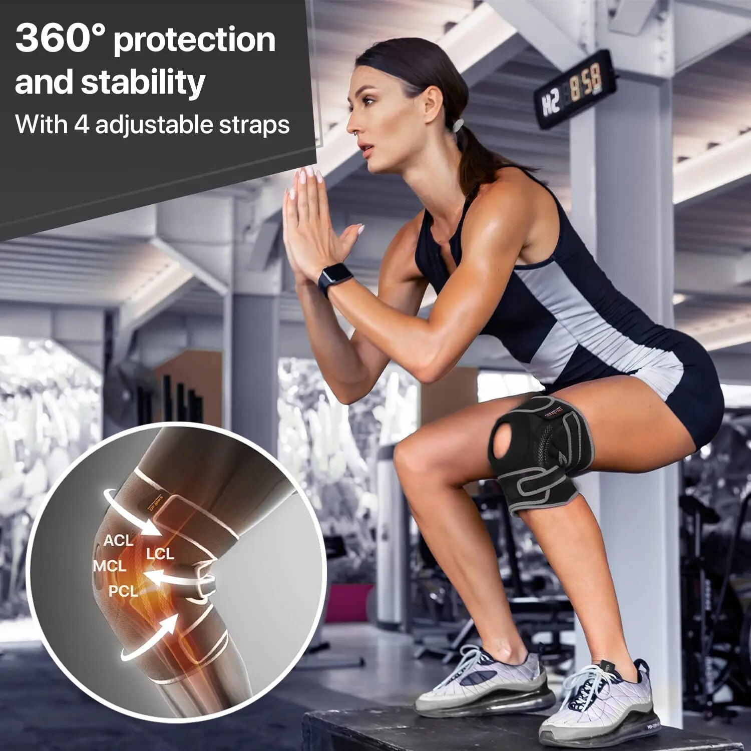 Plus Size Verstelbare Kniebrace