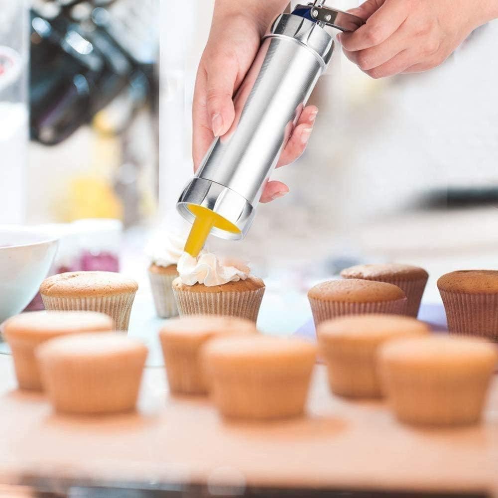 RVS Koekjespers 20 Vormen en 4 Spuitmonden voor Perfecte Gelijkmatige Koekjes
