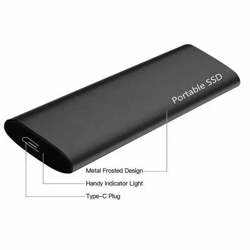 Externe Harde Schijf 4TB USB-C Draagbare Opslag
