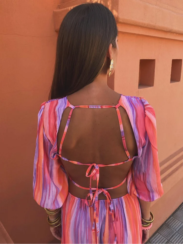 La Sol | Rugloze Zomerjurk voor Dames