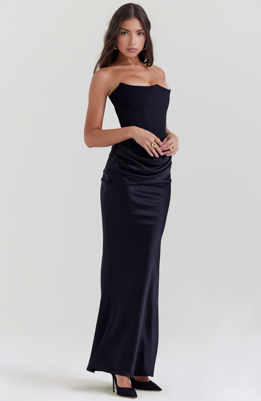 Mia Luxe – strapless Maxikleid | Elegante en veelzijdige jurk voor elke gelegenheid