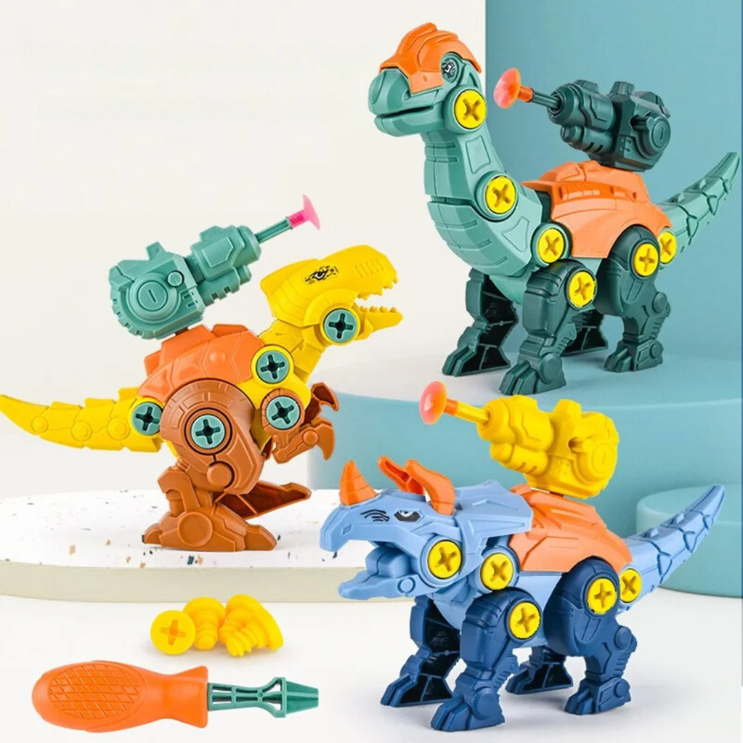 Dinosaurusschroeven Speelset met Zuignapkanon