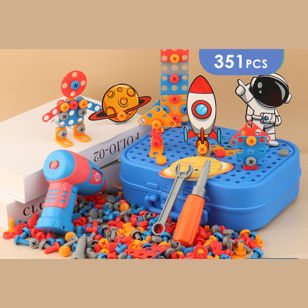 Montessori 3D-gereedschapskist Voor Kinderen