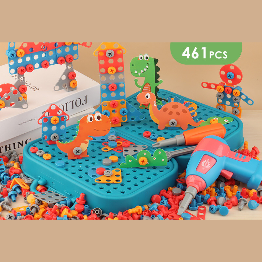 Montessori 3D-gereedschapskist Voor Kinderen