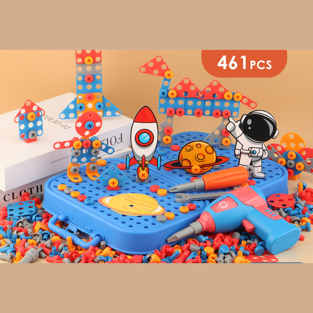 Montessori 3D-gereedschapskist Voor Kinderen