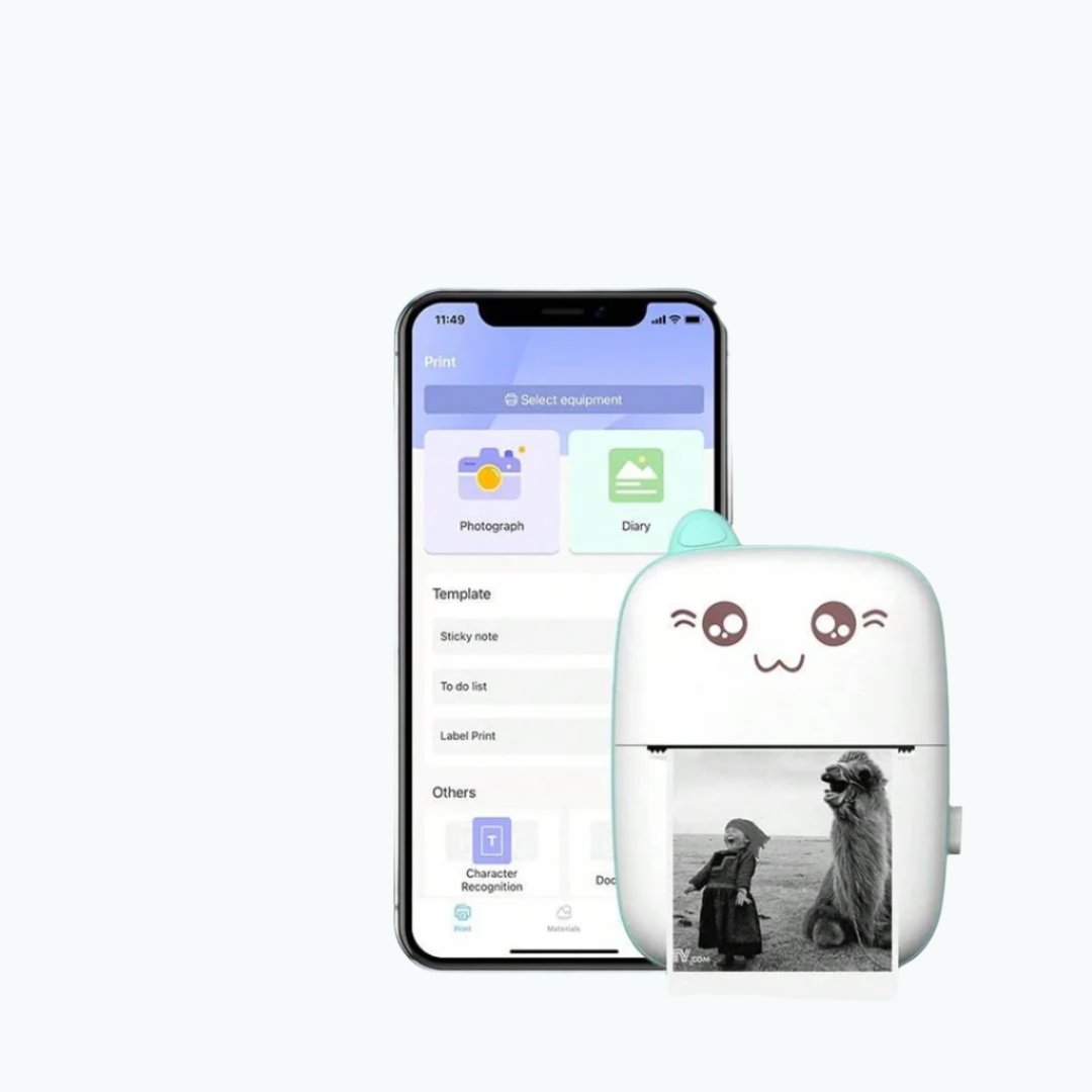 InkLux Mini Magische Printer | Onbeperkt afdrukken met inbegrepen papierrol