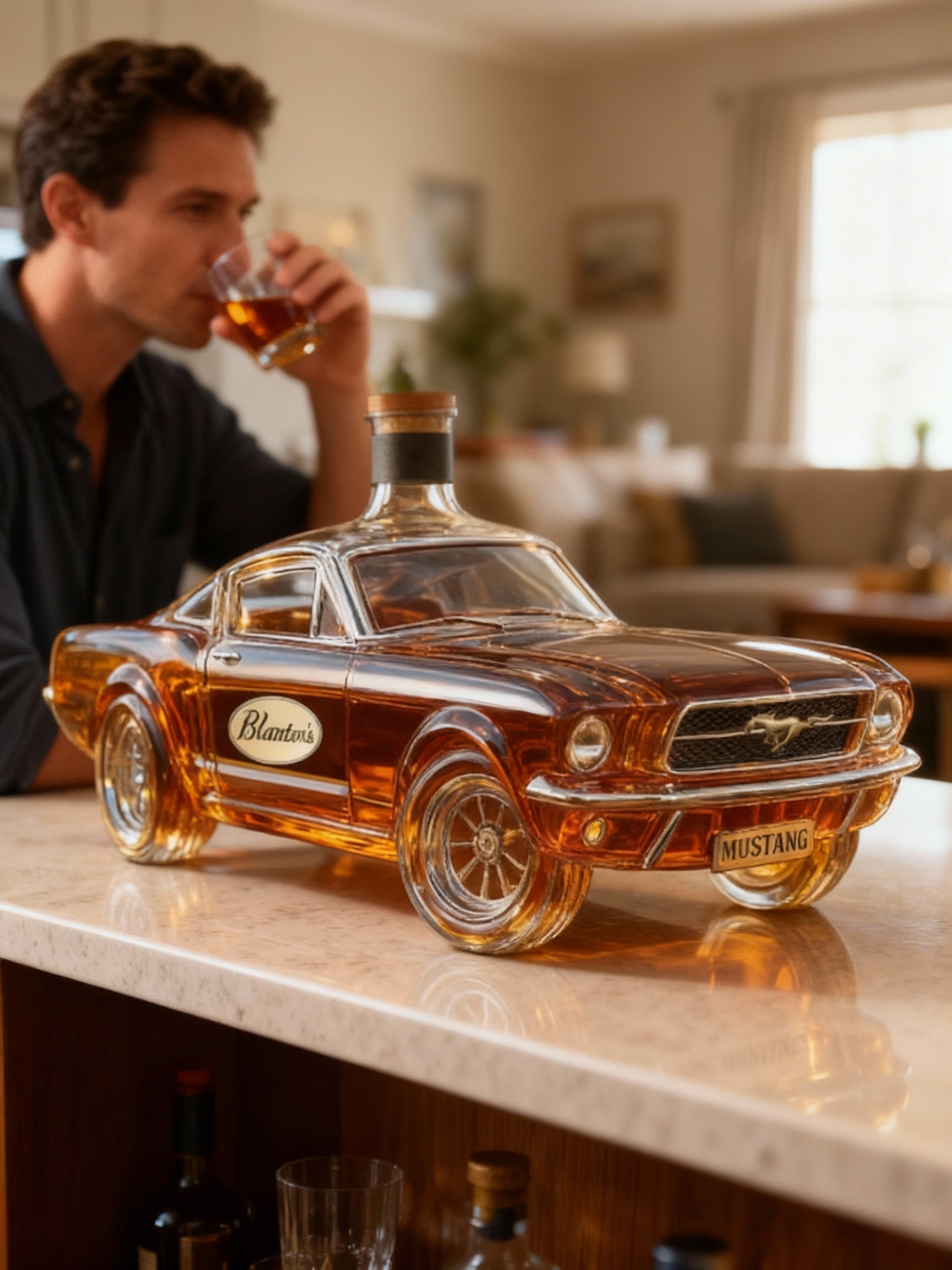 BowLift | Mustang Auto-vormige Whiskey Dekanter