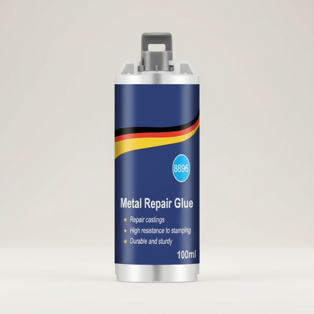 Hochleistungs-Metall-Reparaturkleber | Industriekleber voor Gietijzer, Staal & Aluminium | Hittebestendig & Waterdicht | 100ml Vloeibaar Metaal Reparatieset | Zilver