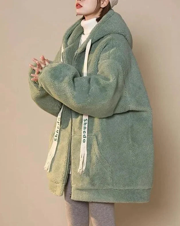 Oversized Dames Fleecevest met Capuchon – Zachte Pluche Hoodie