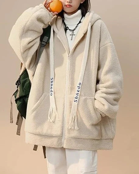 Oversized Dames Fleecevest met Capuchon – Zachte Pluche Hoodie