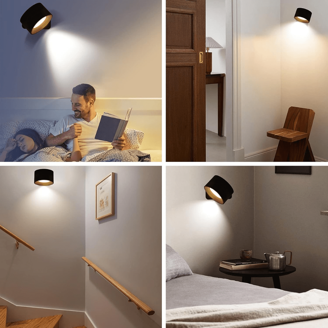 Flexilight | Draadloze Wandlamp met Touch en 360° Rotatie
