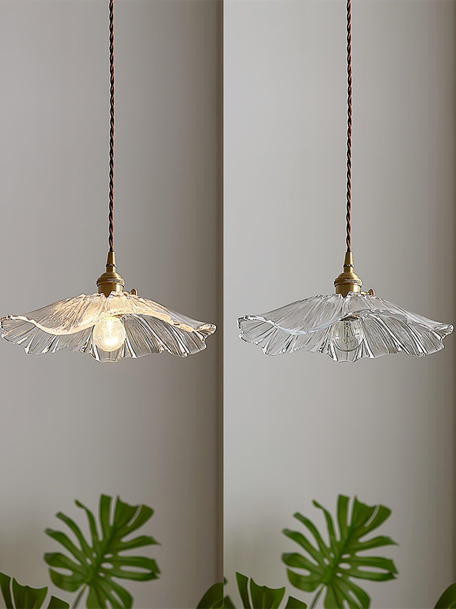 Bloem Glazen Hanglamp