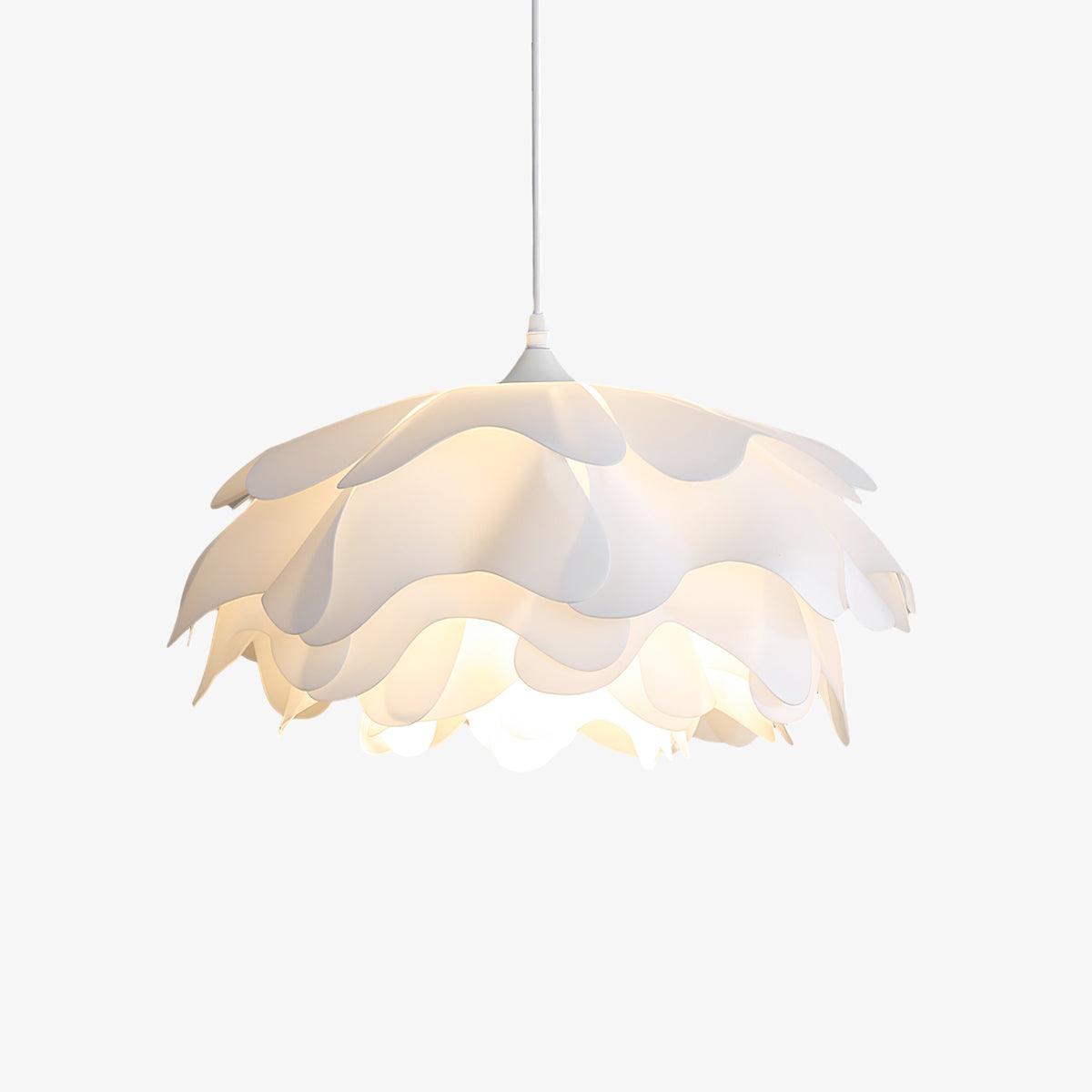 Bloemvormige Witte Hanglamp
