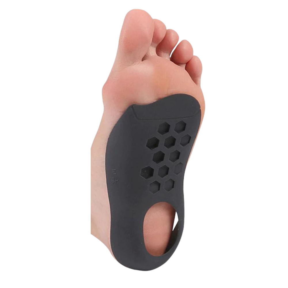 Orthopedische inlegzolen voor platte voeten