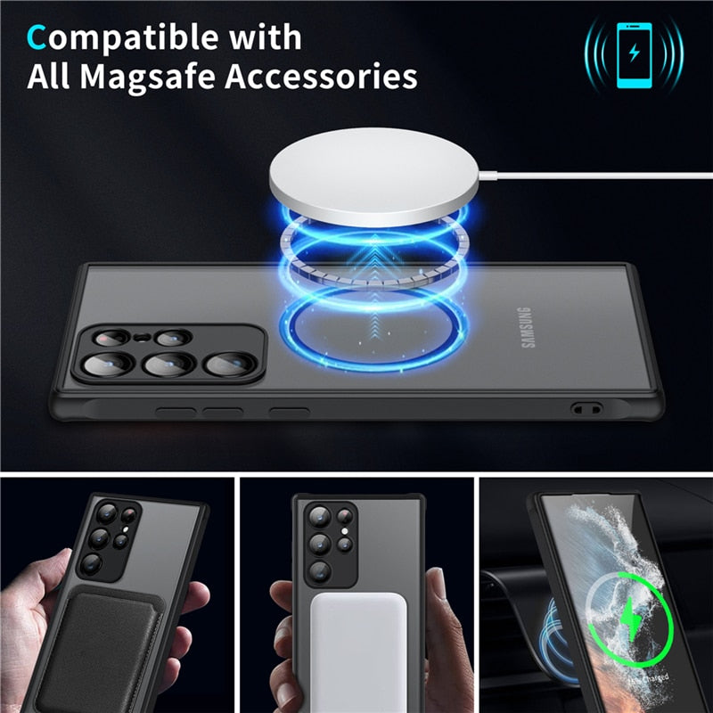 Sandsberg | Magnetische Samsung Telefoonhoes | Schokbestendige Bescherming | Meerdere Kleuren