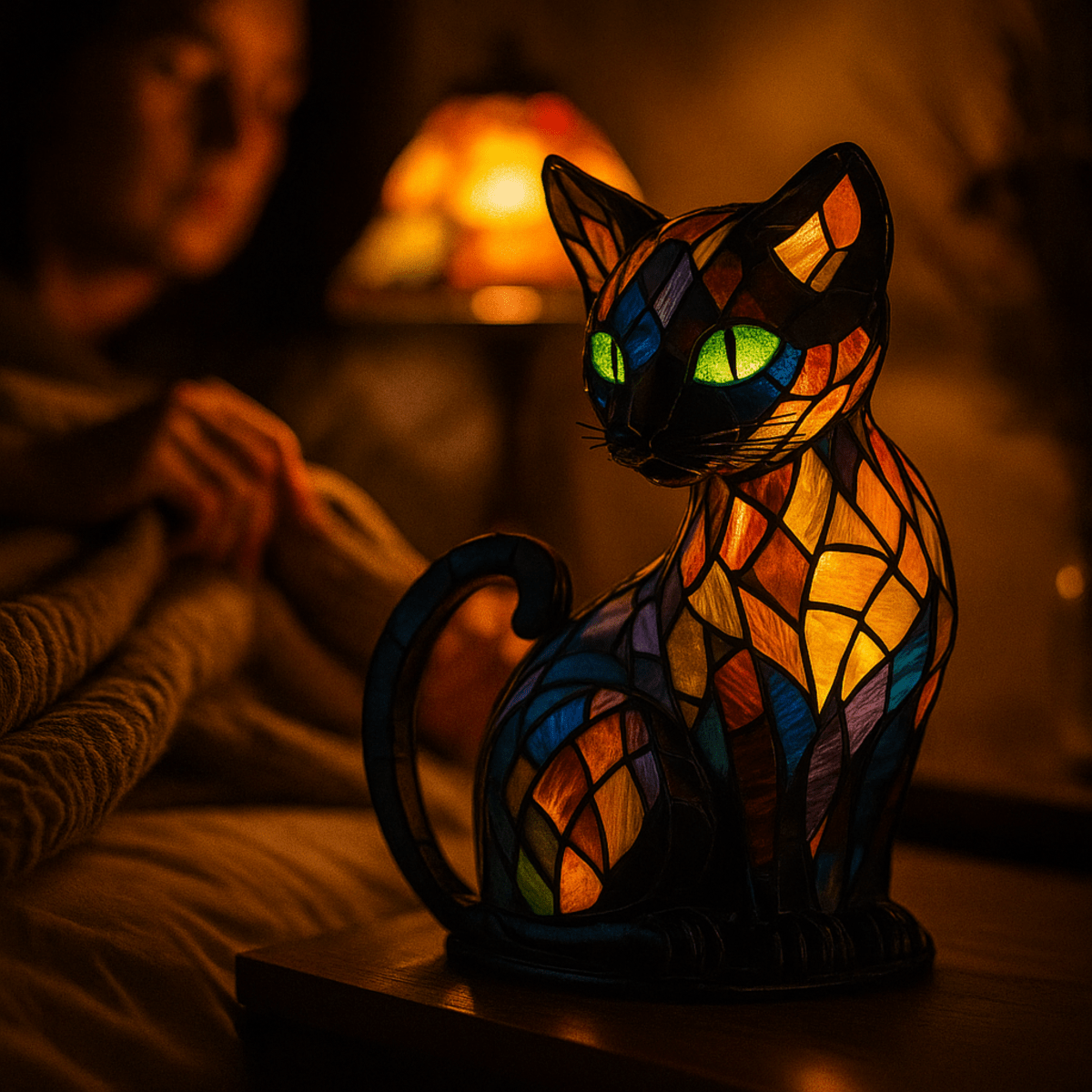 Felina - Speelse LED Kat Nachtlamp met Zacht Sfeerverlichting