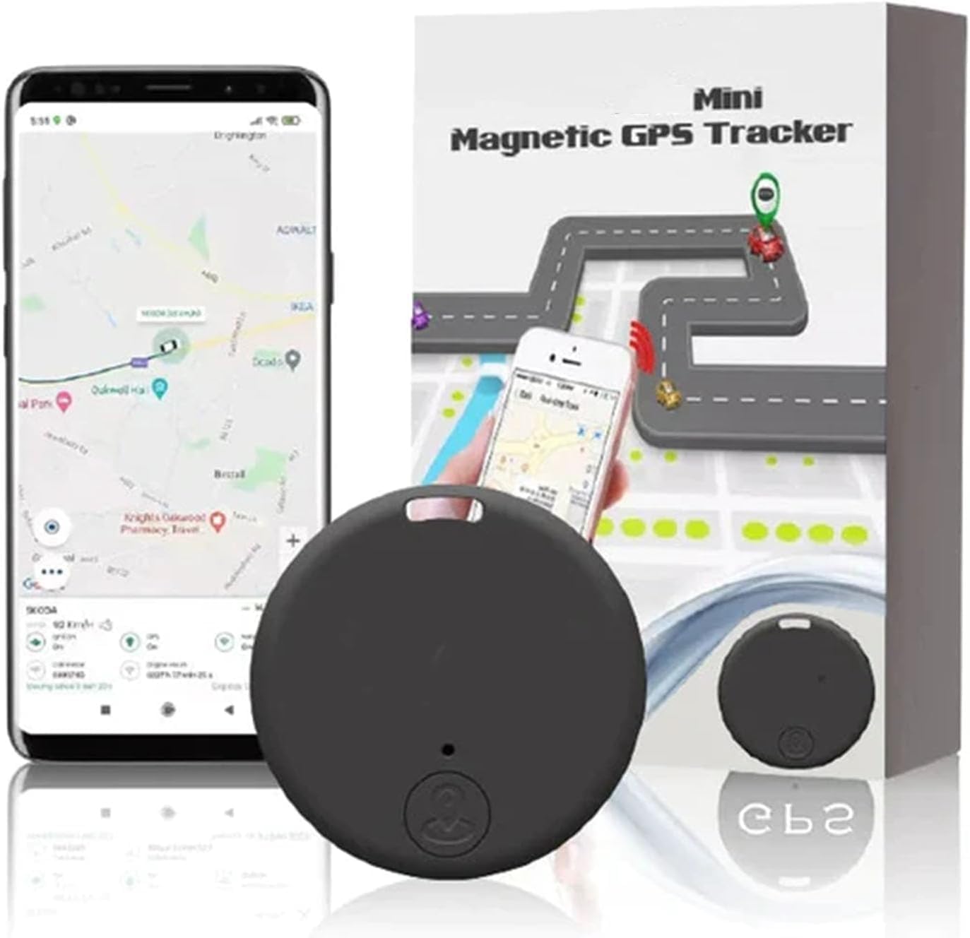 Magnetische GPS-tracker Real-time locatie Lange batterijduur