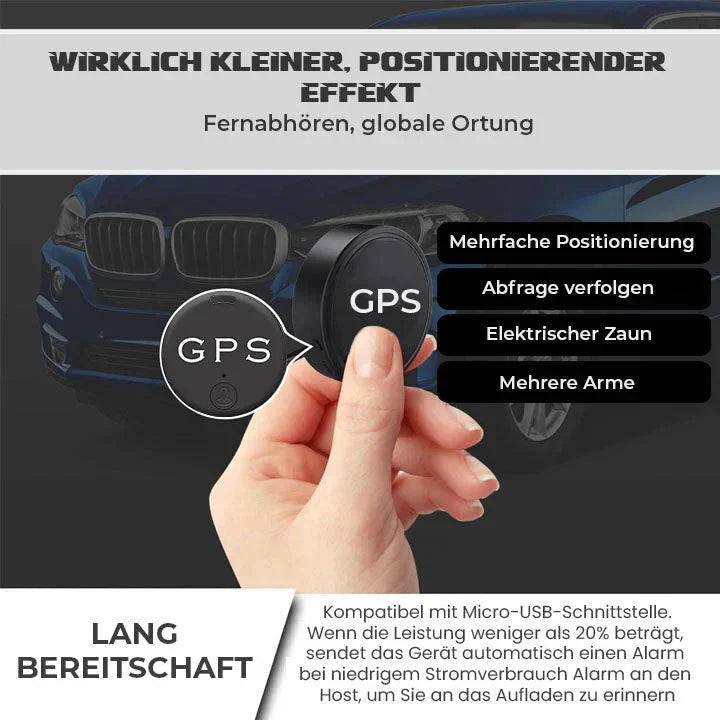 Magnetische GPS-tracker Real-time locatie Lange batterijduur