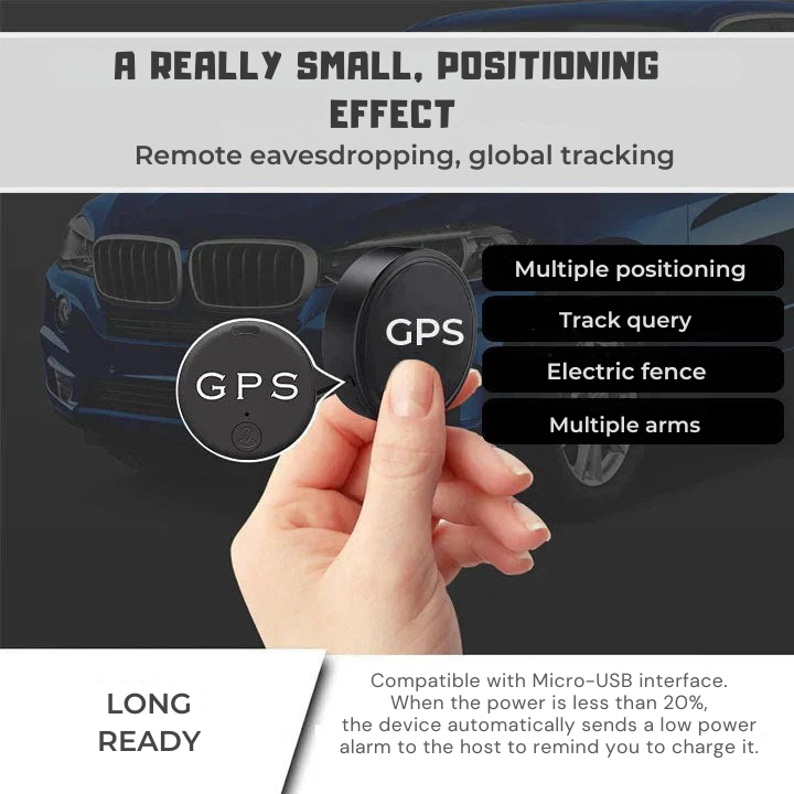 GPS Tracker | Magnetische Bevestiging | Echt-time Locatie via App | SafeTrack