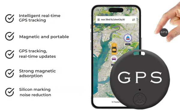 GPS Tracker | Magnetische Bevestiging | Echt-time Locatie via App | SafeTrack