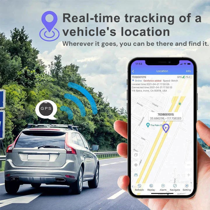 GPS Tracker | Magnetische Bevestiging | Echt-time Locatie via App | SafeTrack