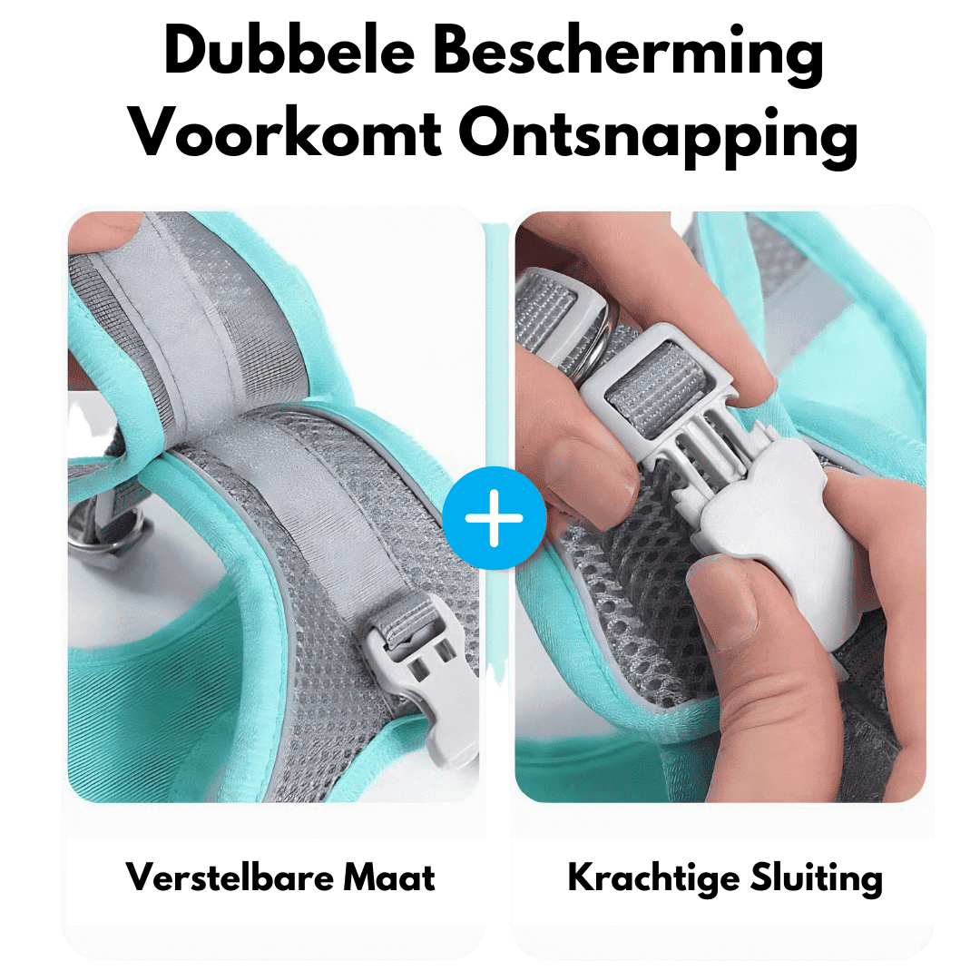 Verstelbaar Katten T-shirt – Ademend Mesh Veiligheidsontwerp voor Buitenavonturen, Ontsnappingsbestendig en Volledig Verstelbare Pasvorm