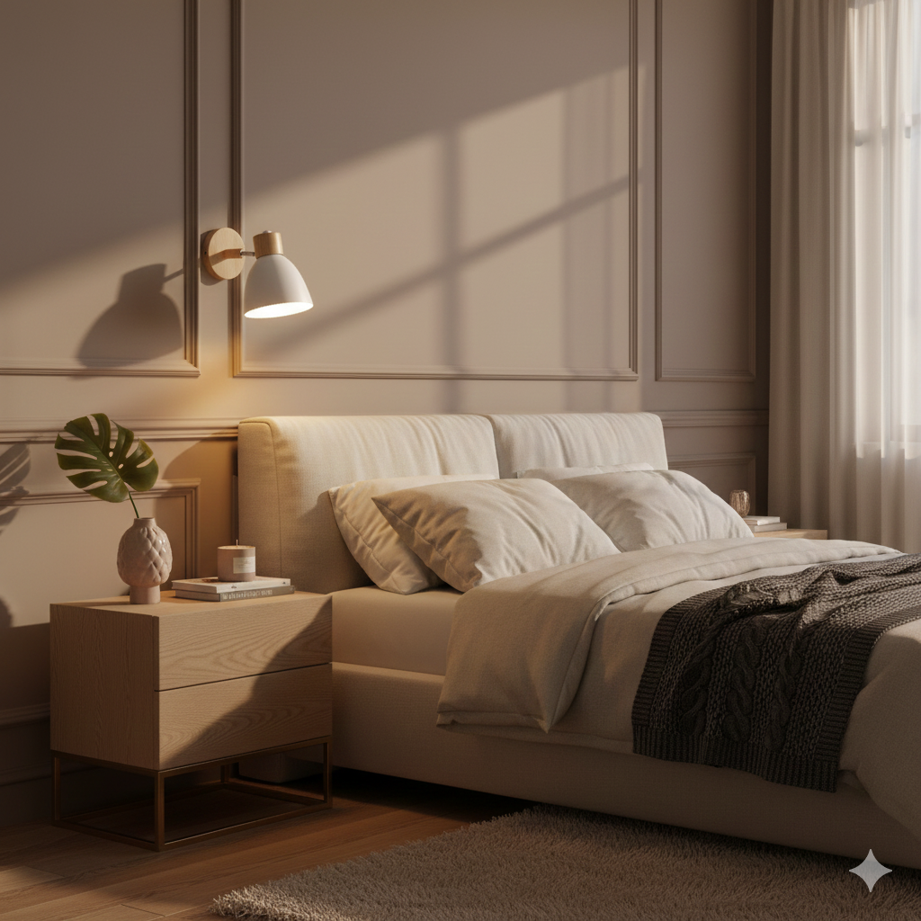 Modern Minimalistische Houten Conus LED Wandlamp | 1-Lamp