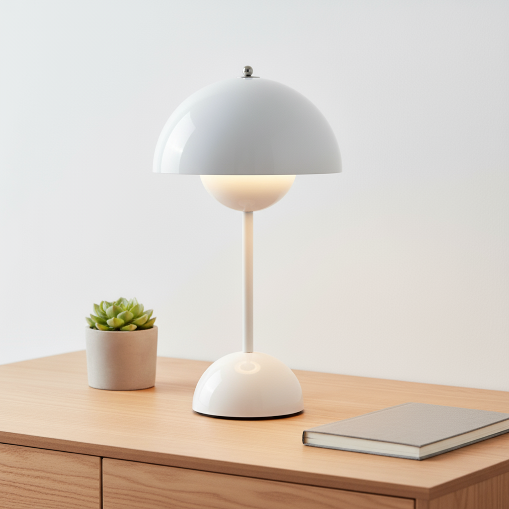 Dorsø Pillam | Scandinavische Designer Tafellamp | Dimbaar & Modern (H 29,5cm)