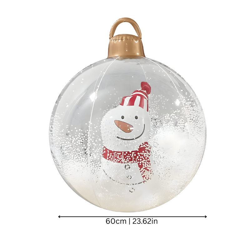 PVC Kerstdecoratie voor Buiten met Kleurrijke LED-verlichting