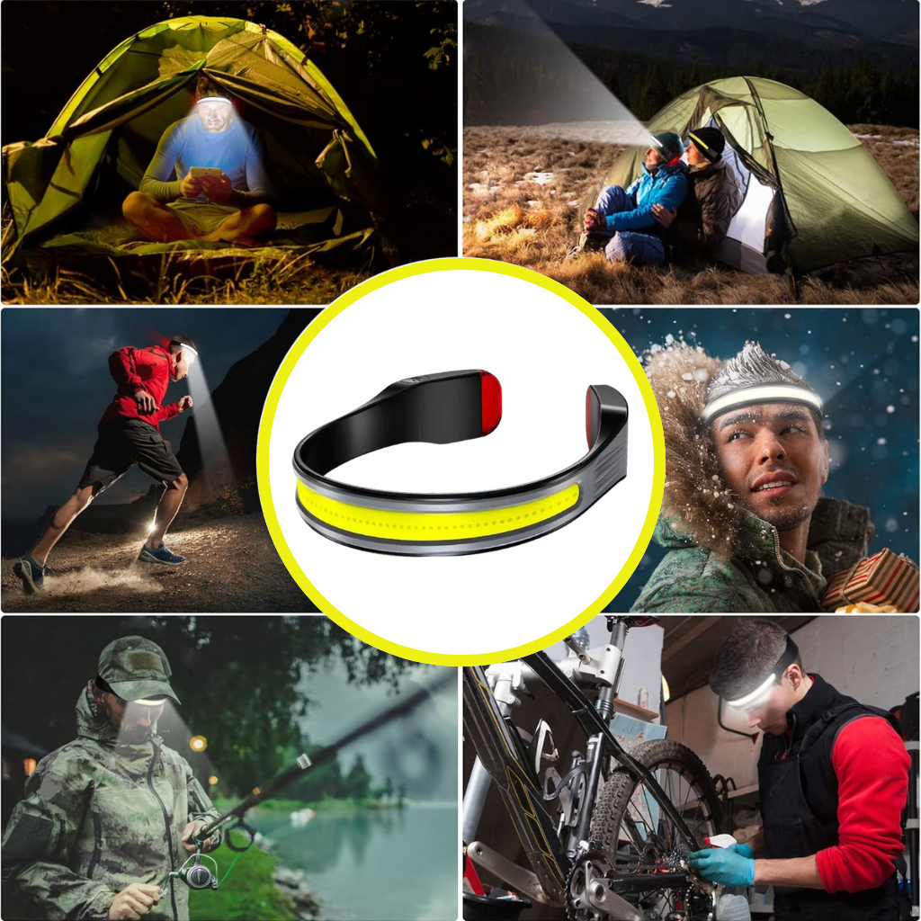 Bright Beam LED Hoofdlamp – Krachtige Breedstraal Hoofdlamp voor Outdoor