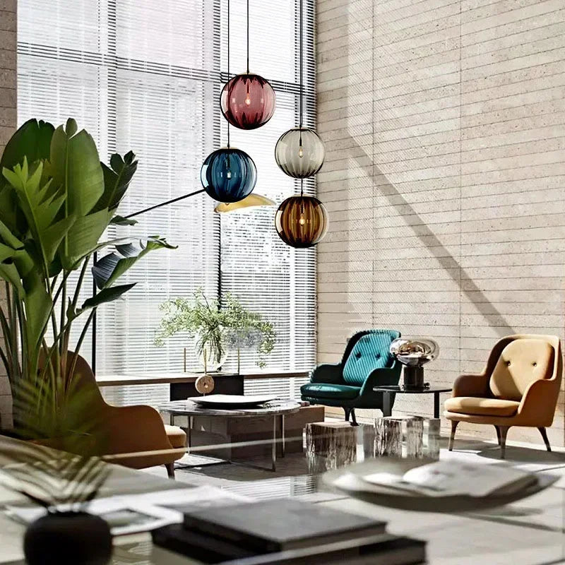 GlassOrb | Moderne plafondlamp van glas met geïntegreerde LED