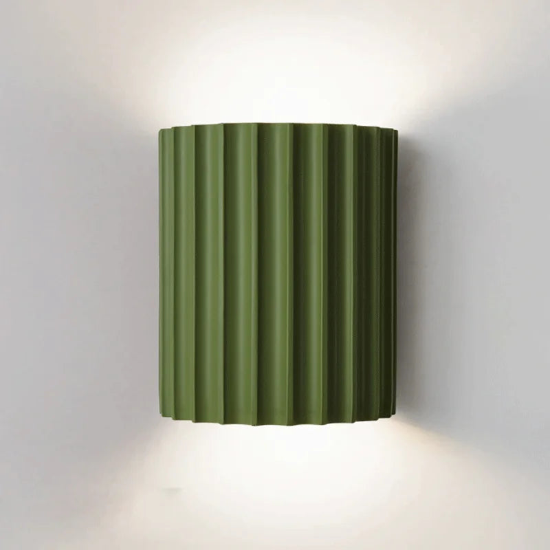 GleamEdge Moderne LED-wandlamp Artistiek Ontwerp van Hars