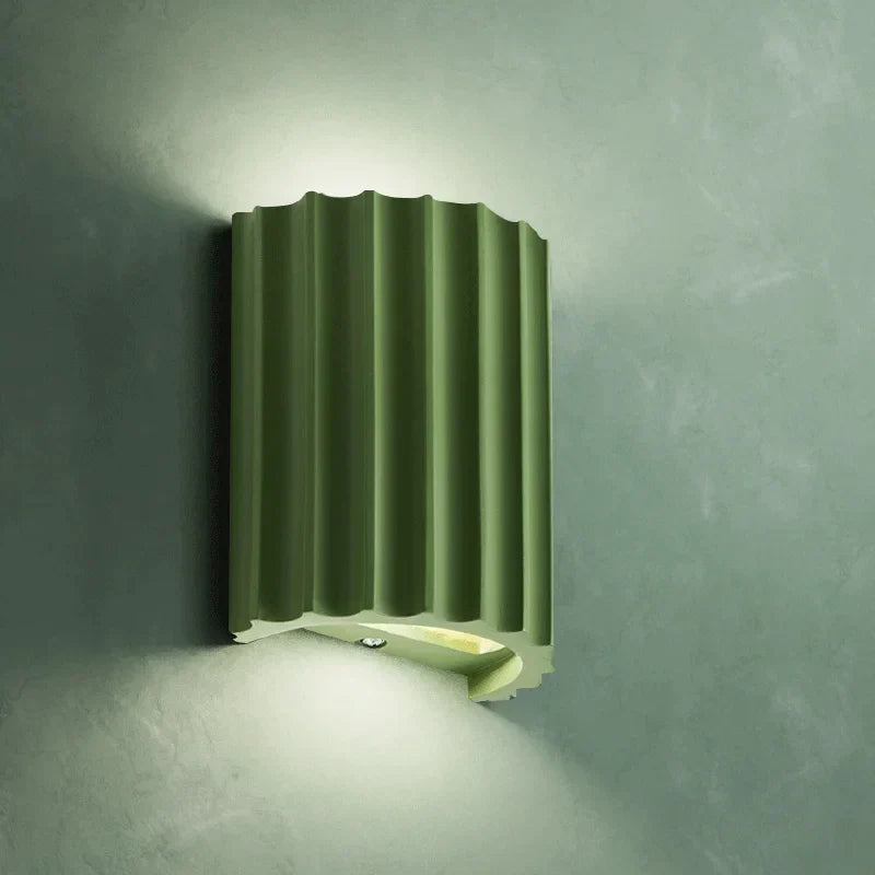 GleamEdge Moderne LED-wandlamp Artistiek Ontwerp van Hars