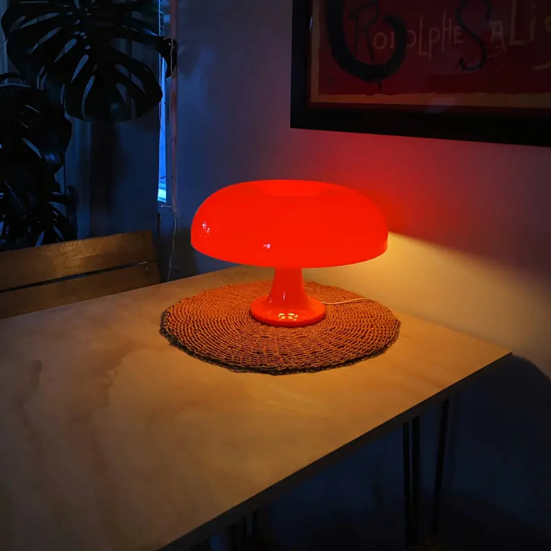 GlowSphere | Draagbare & Luxe Paddenstoel Tafellamp