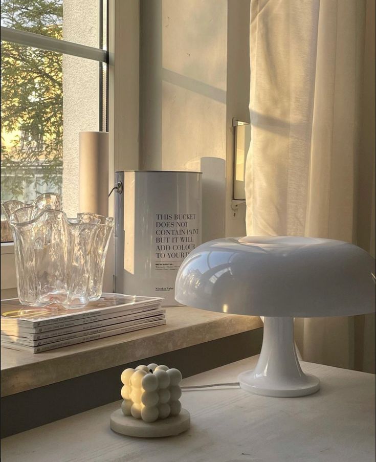 GlowSphere Draagbare Luxe Paddenstoel Tafellamp